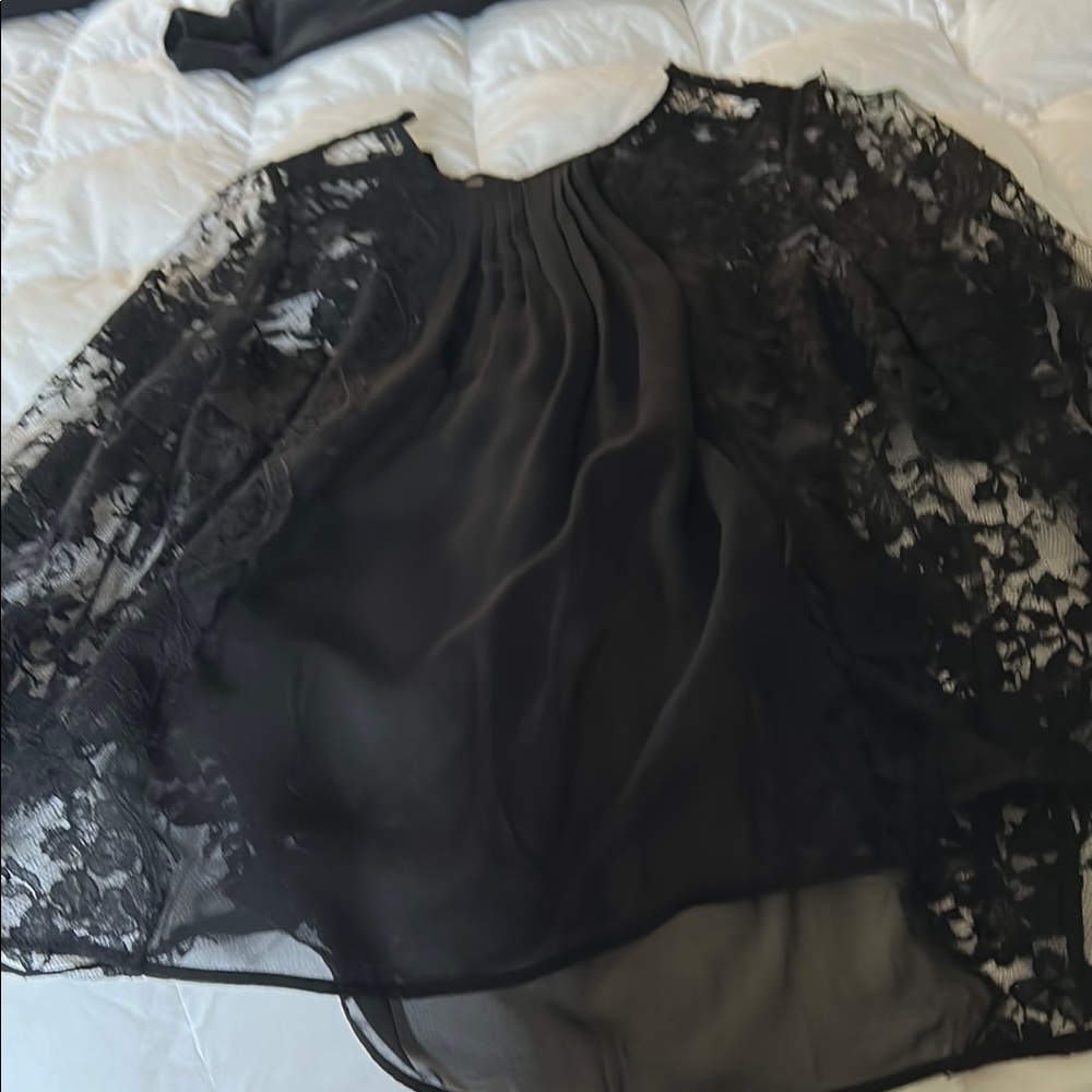Zimmermann Black Pleated Top